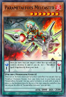 Parametalfoes Melcaster Yu-Gi-Oh card