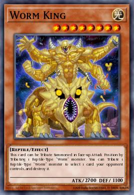 Worm King Yu-Gi-Oh card