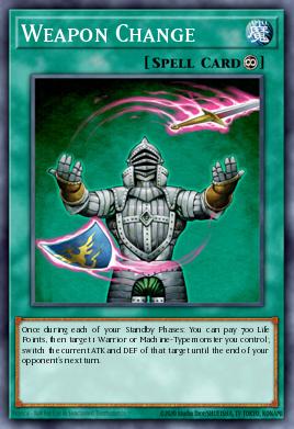 Weapon Change Yu-Gi-Oh card