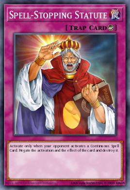 Spell-Stopping Statute Yu-Gi-Oh card