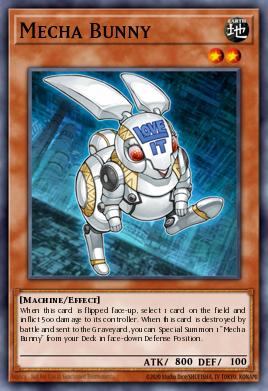 Mecha Bunny Yu-Gi-Oh card