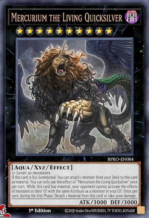 Mercurium the Living Quicksilver Yu-Gi-Oh card