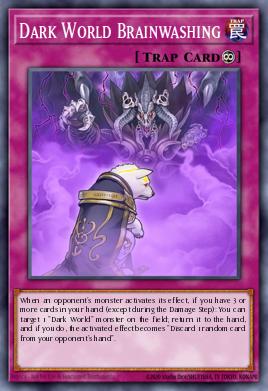Dark World Brainwashing Yu-Gi-Oh card