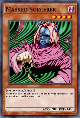 Masked Sorcerer Yu-Gi-Oh card