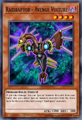 Raidraptor - Avenge Vulture Yu-Gi-Oh card