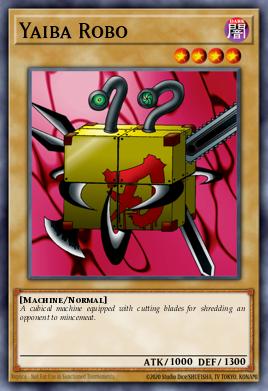 Yaiba Robo Yu-Gi-Oh card