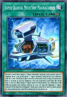 Super Quantal Mech Ship Magnacarrier Yu-Gi-Oh card