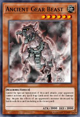 Ancient Gear Beast Yu-Gi-Oh card