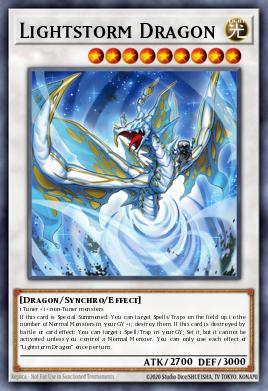 Lightstorm Dragon Yu-Gi-Oh card