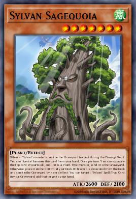Sylvan Sagequoia Yu-Gi-Oh card