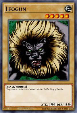 Leogun Yu-Gi-Oh card