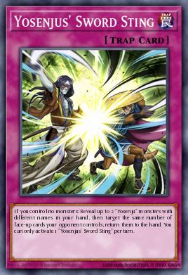 Yosenjus' Sword Sting Yu-Gi-Oh card