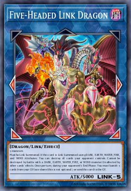 Five-Headed Link Dragon Yu-Gi-Oh card