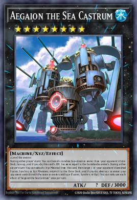 Aegaion the Sea Castrum Yu-Gi-Oh card
