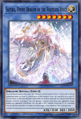 Saffira, Divine Dragon of the Voiceless Voice Yu-Gi-Oh card