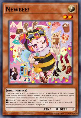 Newbee! Yu-Gi-Oh card