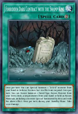 Forbidden Dark Contract with the Swamp King Yu-Gi-Oh card