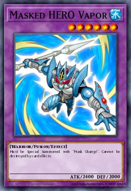 Masked HERO Vapor Yu-Gi-Oh card