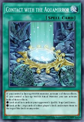 Contact with the Aquamirror Yu-Gi-Oh card