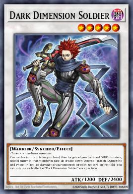 Dark Dimension Soldier Yu-Gi-Oh card