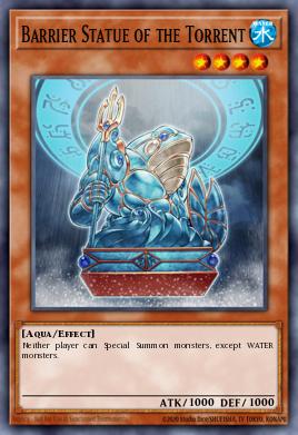 Barrier Statue of the Torrent Yu-Gi-Oh card
