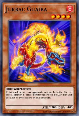 Jurrac Guaiba Yu-Gi-Oh card