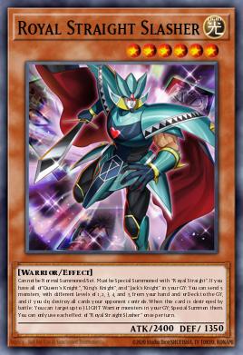 Royal Straight Slasher Yu-Gi-Oh card
