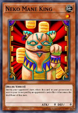 Neko Mane King Yu-Gi-Oh card