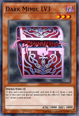Dark Mimic LV3 Yu-Gi-Oh card