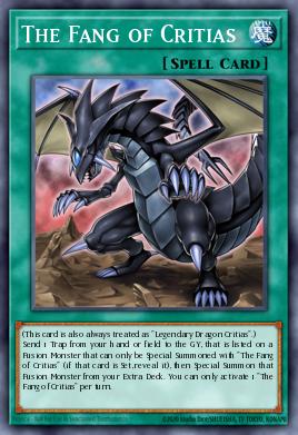 The Fang of Critias Yu-Gi-Oh card
