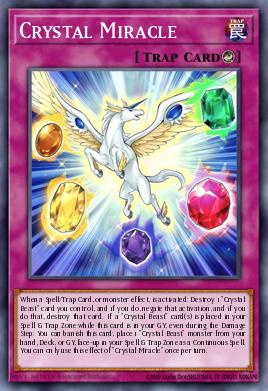 Crystal Miracle Yu-Gi-Oh card