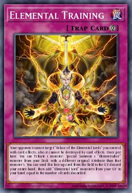 Elemental Training Yu-Gi-Oh card
