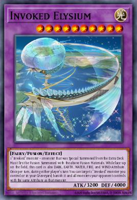 Invoked Elysium Yu-Gi-Oh card