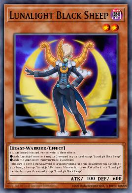 Lunalight Black Sheep Yu-Gi-Oh card