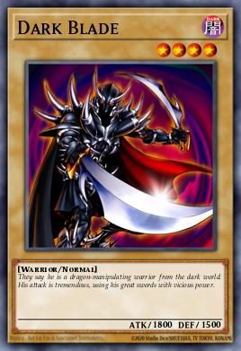 Dark Blade Yu-Gi-Oh card