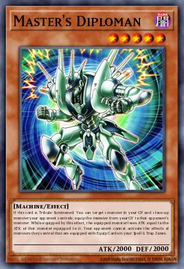 Master's Diploman Yu-Gi-Oh card
