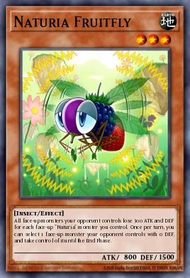 Naturia Fruitfly Yu-Gi-Oh card