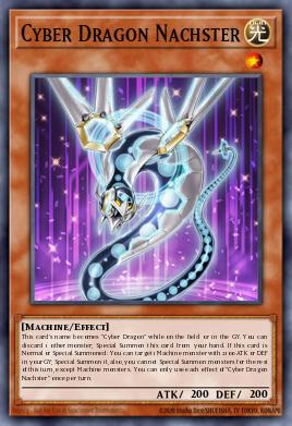 Cyber Dragon Nachster Yu-Gi-Oh card