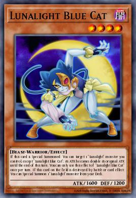Lunalight Blue Cat Yu-Gi-Oh card