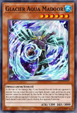 Glacier Aqua Madoor Yu-Gi-Oh card