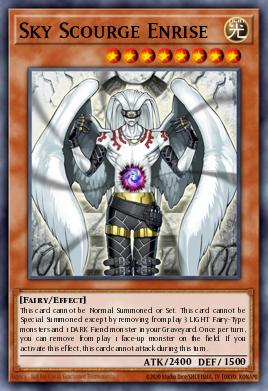 Sky Scourge Enrise Yu-Gi-Oh card