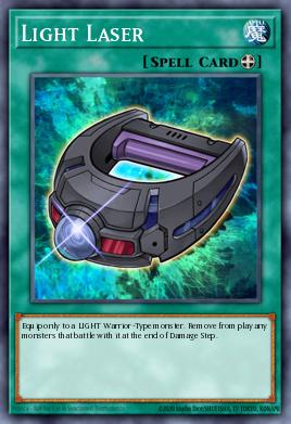 Light Laser Yu-Gi-Oh card