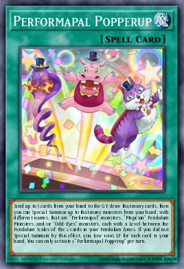 Performapal Popperup Yu-Gi-Oh card