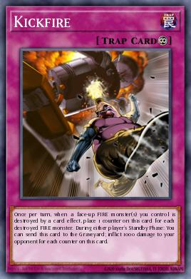 Kickfire Yu-Gi-Oh card