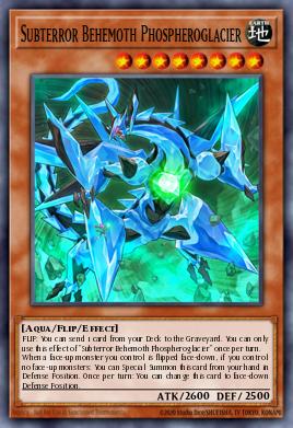 Subterror Behemoth Phospheroglacier Yu-Gi-Oh card