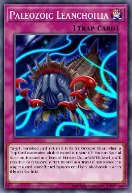 Paleozoic Leanchoilia Yu-Gi-Oh card