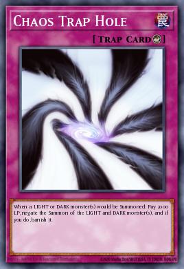 Chaos Trap Hole Yu-Gi-Oh card
