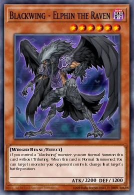 Blackwing - Elphin the Raven Yu-Gi-Oh card