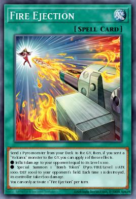 Fire Ejection Yu-Gi-Oh card