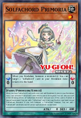 Solfachord Primoa Yu-Gi-Oh card